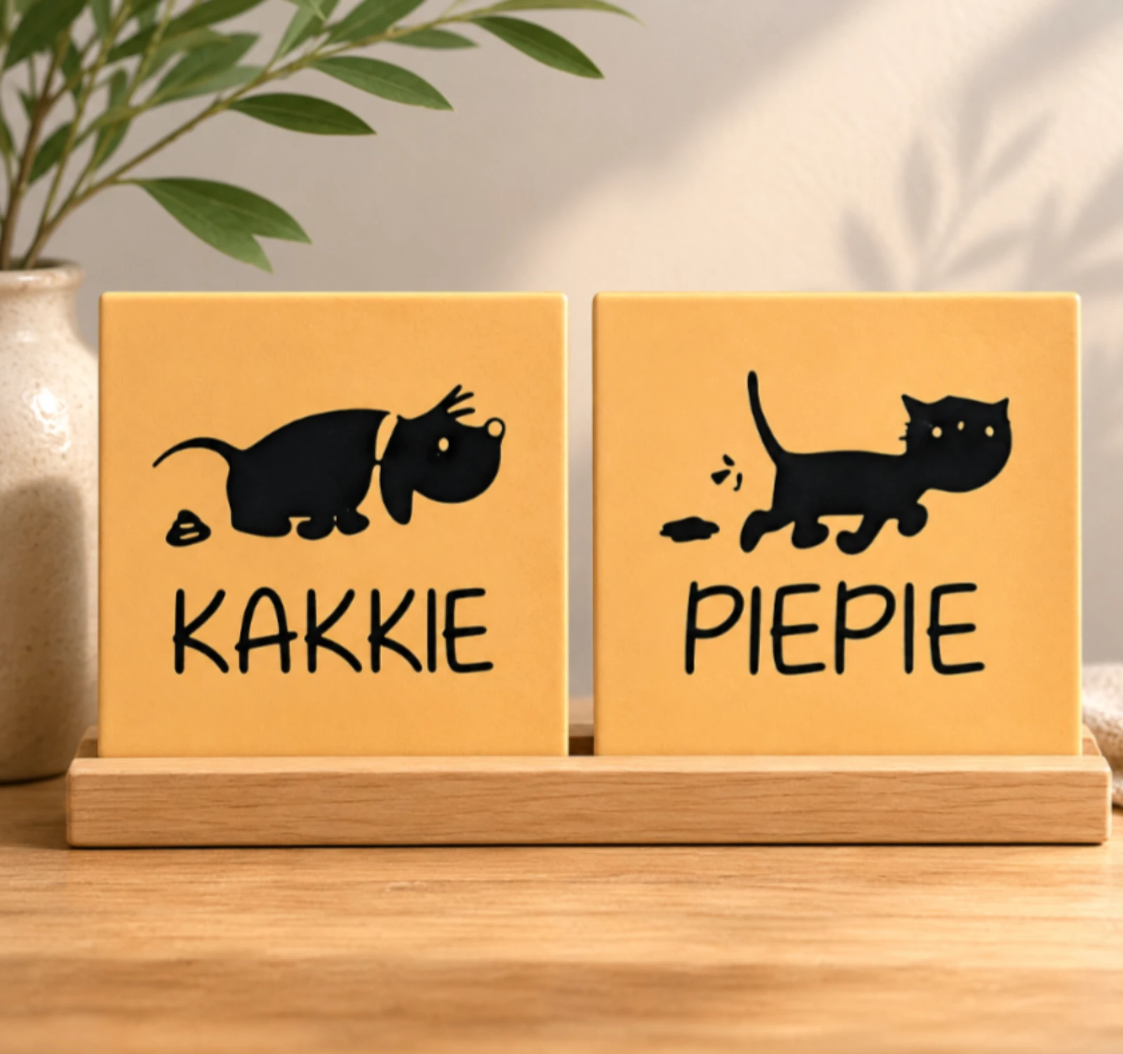 Leuke oker gele tegels 